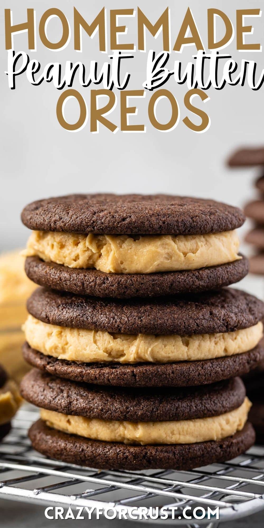 Homemade Peanut Butter Oreo Cookies: Rich Chocolate & Creamy Filling